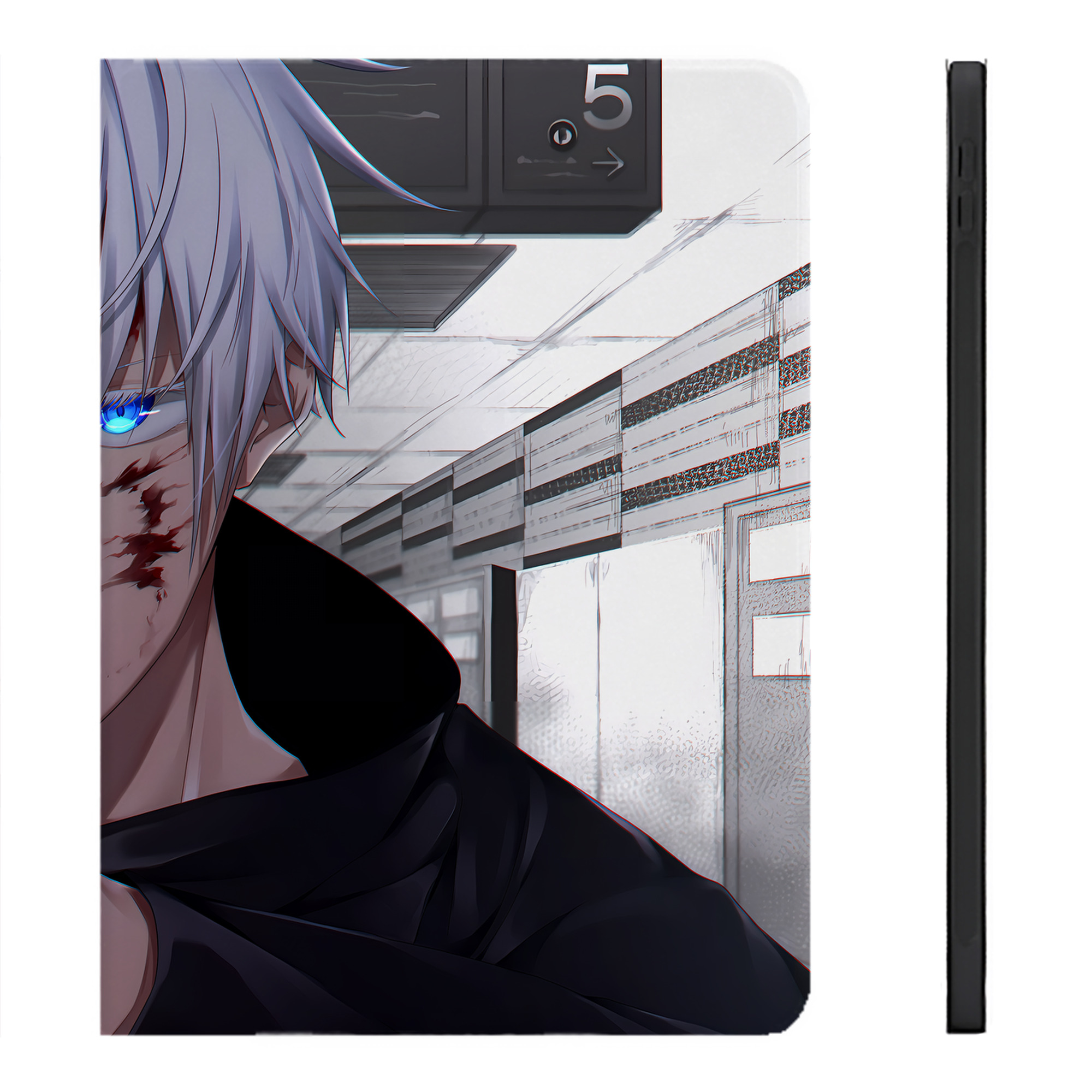 （画像用） 呪術廻戦 Jujutsu Kaisen IPadケース ペンホルダー付き ブックスタイルデザイン